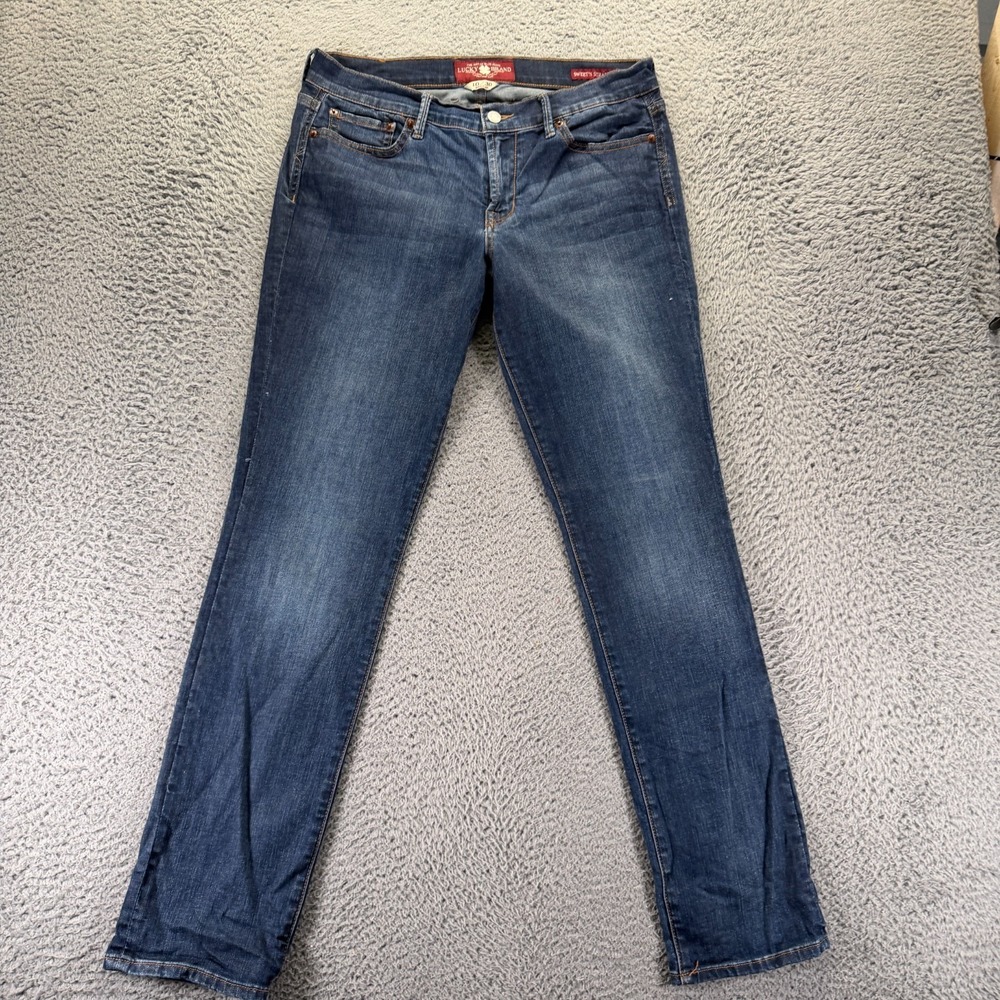 Vintage Lucky‎ Brand Jeans Women's 10 Blue Cotton Denim Stretch Workwear Travel